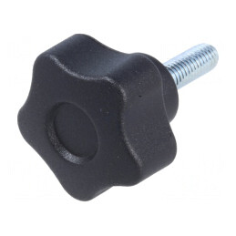 Buton de Reglare Negru M5 25mm | Electronic-mag.ro | Componente Electronice