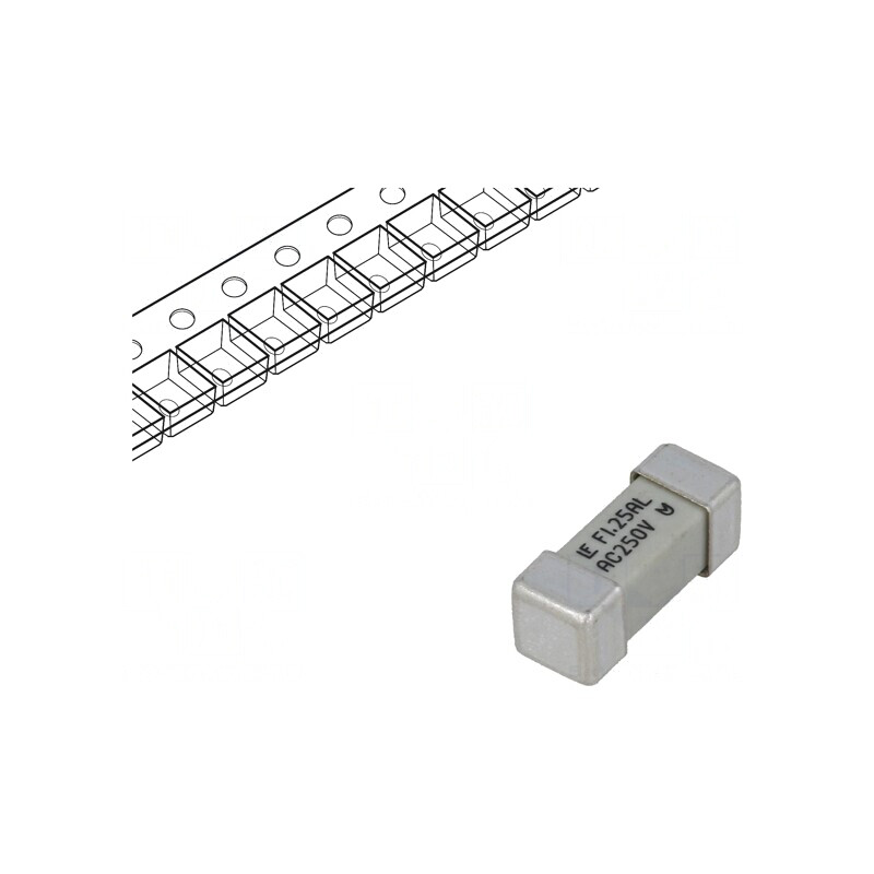 Siguranță ardere rapidă 1,25A 250V SMD | Electronic-mag.ro | Componente Electronice