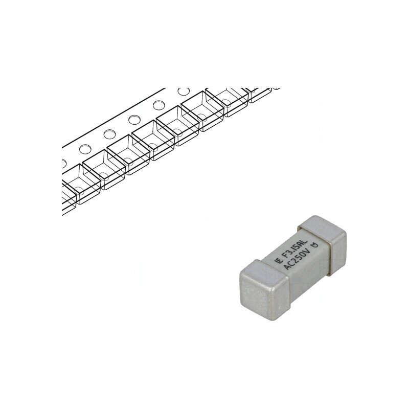 Siguranță ardere rapidă 3.15A 250V SMD | Electronic-mag.ro | Componente Electronice
