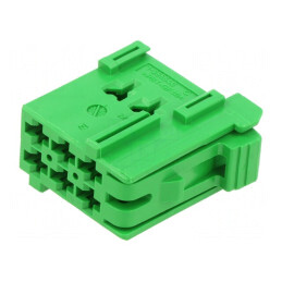 Conector Auto JPT Mamă 6 PIN Verde 5mm | Electronic-mag.ro | Componente Electronice