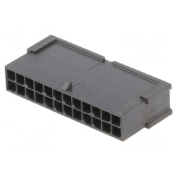 Mufă cablu tată Micro-Fit 3.0 3mm 24 pini fără contacte | Electronic-mag.ro | Componente Electronice