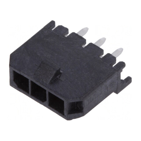 Soclu Micro-Fit 3.0 3mm 3 PIN Aurit | Electronic-mag.ro | Componente Electronice