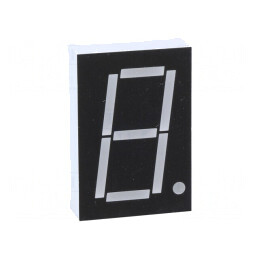 Afișaj LED 7 Segmente 26mm Verde Catodic | Electronic-mag.ro | Componente Electronice
