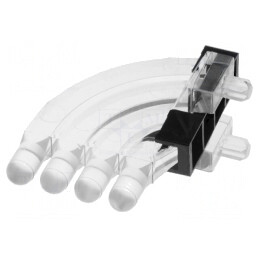 Tub LED Rotund Ø3mm în Unghi Dublu | Electronic-mag.ro | Componente Electronice