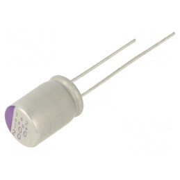 Condensator Polimeric 100uF 20V THT | Electronic-mag.ro | Componente Electronice