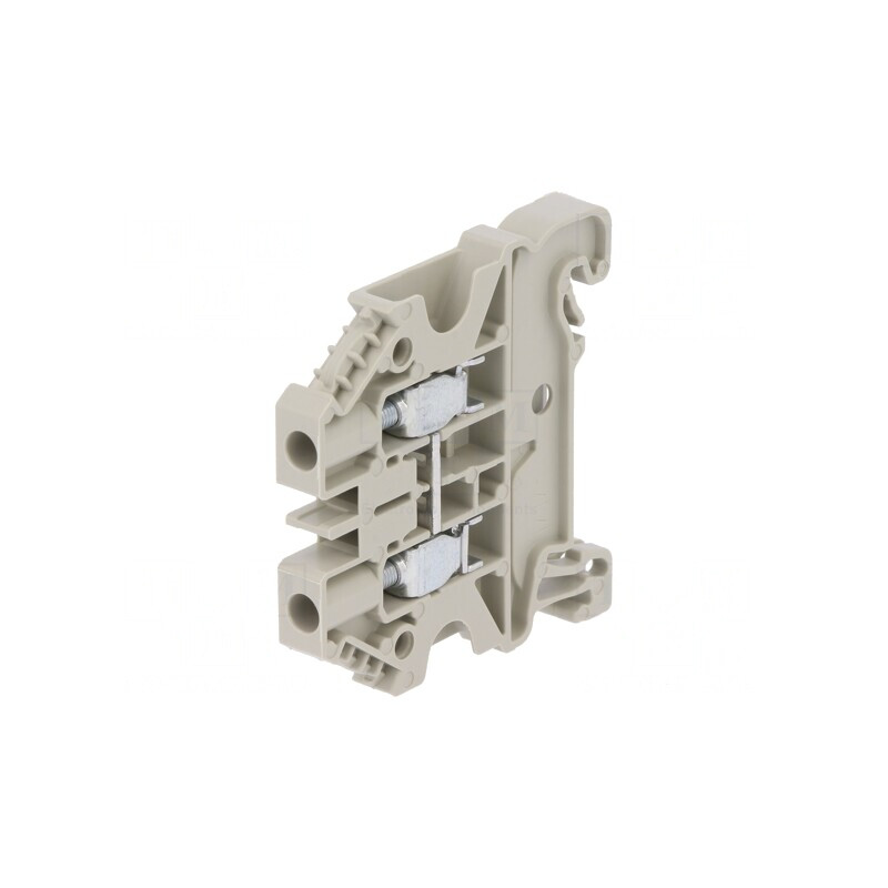 Conector Șine 4mm2 1 Pista 2 Borne Gri 6mm TS35 | Electronic-mag.ro | Componente Electronice Conector Șine 4mm2 1 Pista 2 Borne Gri 6mm TS35 | Electronic-mag.ro | Componente Electronice