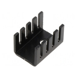 Radiator TO220 Negru 19.1x13.2x12.7mm | Electronic-mag.ro | Componente Electronice
