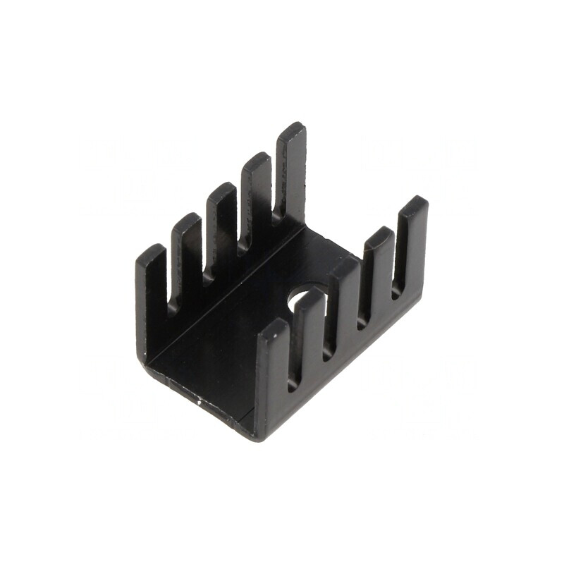 Radiator TO220 Negru 19.1x13.2x12.7mm | Electronic-mag.ro | Componente Electronice