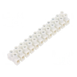 Regletă de Conexiuni cu Șurub 2,5mm2 400V 12 Piste | Electronic-mag.ro | Componente Electronice