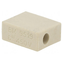 Regletă de Conexiuni Terminal cu Șurub 6mm2 450V 1 Pista | Electronic-mag.ro | Componente Electronice