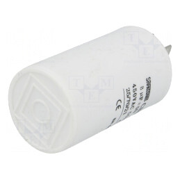 Condensator pentru Motoare 8uF 450V Ø35x60mm | Electronic-mag.ro | Componente Electronice