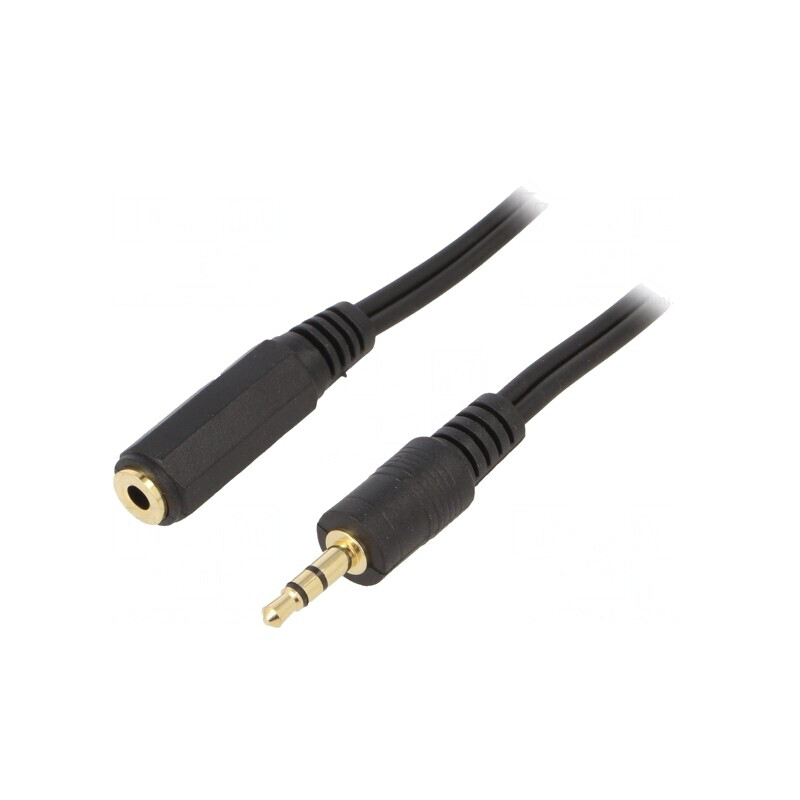 Cablu Audio Jack 3.5mm 3m Negru | Electronic-mag.ro | Componente Electronice