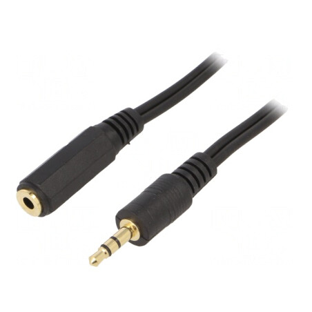 Cablu Audio Jack 3.5mm 3m Negru | Electronic-mag.ro | Componente Electronice