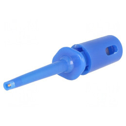 Clips de Măsurare Albastru 0,3A 60VDC cu Cârlig | Electronic-mag.ro | Componente Electronice