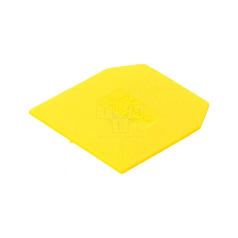 Placă de extremitate galbenă din poliamidă 1mm | Electronic-mag.ro | Componente Electronice
