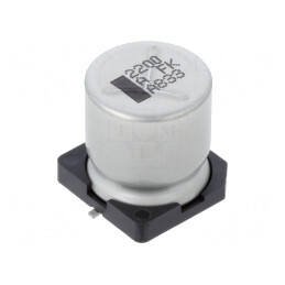 Condensator electrolitic SMD 2200uF 10V 5000h | Electronic-mag.ro | Componente Electronice