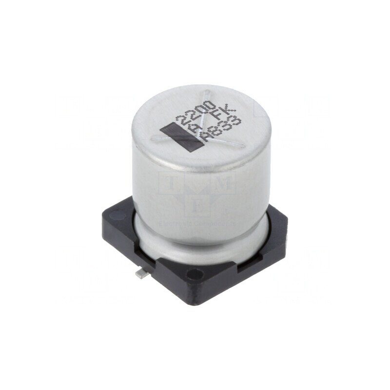 Condensator electrolitic SMD 2200uF 10V 5000h | Electronic-mag.ro | Componente Electronice