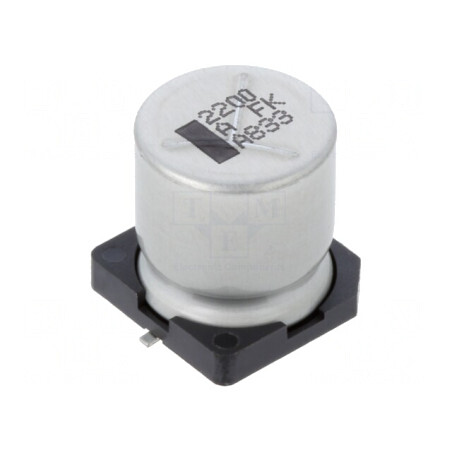 Condensator electrolitic SMD 2200uF 10V 5000h | Electronic-mag.ro | Componente Electronice