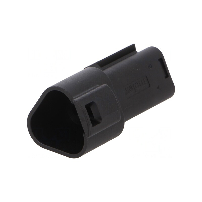 Conector auto ML-XT 3 pini tată pe cablu negru | Electronic-mag.ro | Componente Electronice