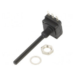 Potentiometru Axial 1kΩ 200mW THT 4mm Plastic Mono Cărbune | Electronic-mag.ro | Componente Electronice