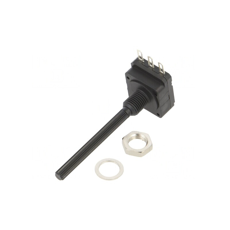 Potentiometru Axial 1kΩ 200mW THT 4mm Plastic Mono Cărbune | Electronic-mag.ro | Componente Electronice