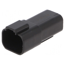Conector cablu PX0 tată 4 pini negru | Electronic-mag.ro | Componente Electronice
