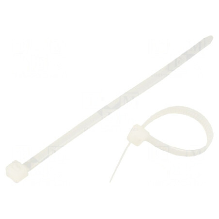 Colier de Strângere Poliamidă Naturală 100mm x 3.6mm | Electronic-mag.ro | Componente Electronice