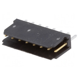 Soclu cablu-placă 8 pini 2,54mm THT Dubox aurit 3A FCI | Electronic-mag.ro | Componente Electronice