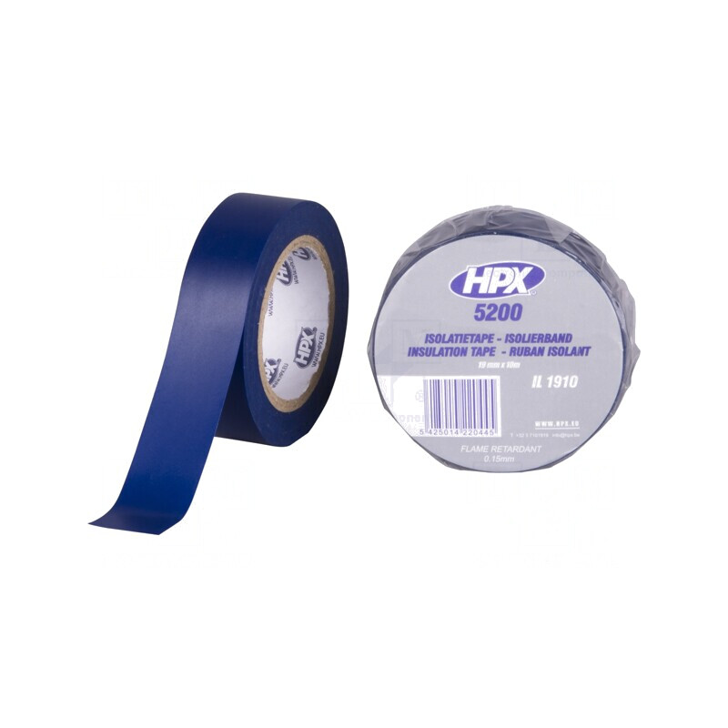 Bandă electroizolantă albastră 19mm x 10m | Electronic-mag.ro | Componente Electronice