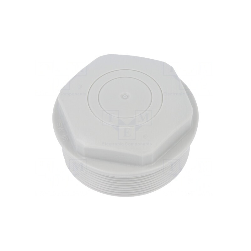 Capac de protecție gri IP54 polietilenă M50 1,5 | Electronic-mag.ro | Componente Electronice