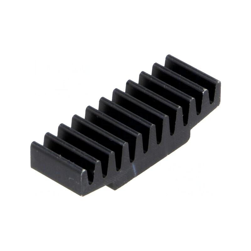 Radiator Negru Extrudat 10x30x7,5mm 26K/W | Electronic-mag.ro | Componente Electronice