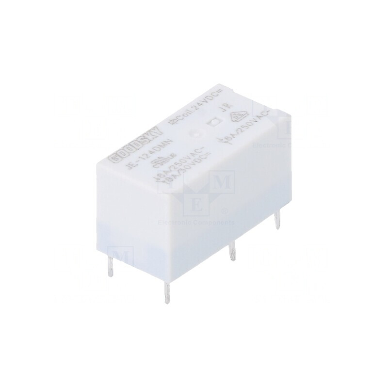 Releu Electromagnetic SPST-NO 24VDC 8A | Electronic-mag.ro | Componente Electronice