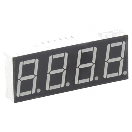 Afișaj LED 7 Segmente 14,2mm 4 Digits Roșu Catod | Electronic-mag.ro | Componente Electronice