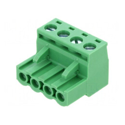 Regletă de Conexiuni 5,08mm 4 Piste Drept | Electronic-mag.ro | Componente Electronice