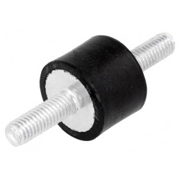 Atenuator de Vibrații M6 20mm 15mm Guma | Electronic-mag.ro | Componente Electronice