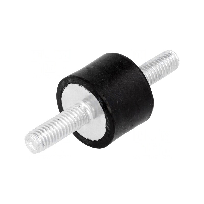 Atenuator de Vibrații M6 20mm 15mm Guma | Electronic-mag.ro | Componente Electronice