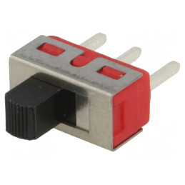 Comutator glisant 3 poziții 2A/250VAC 5A/28VDC ON-OFF-ON | Electronic-mag.ro | Componente Electronice