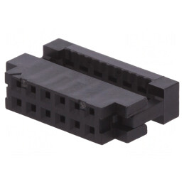 Mufă IDC Mamă 12 PIN 1mm Aurit Fără Presare | Electronic-mag.ro | Componente Electronice