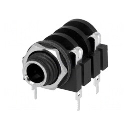 Soclu Jack 6.3mm Mamă Mono cu Întrerupător Dublu 2 Piste | Electronic-mag.ro | Componente Electronice