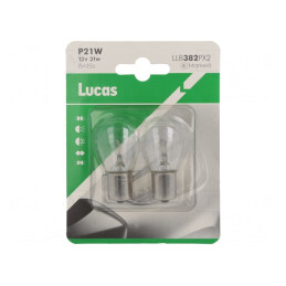 Bec auto transparent BA15S 12V 21W P21W | Electronic-mag.ro | Componente Electronice