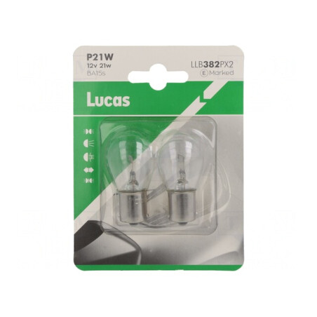 Bec auto transparent BA15S 12V 21W P21W | Electronic-mag.ro | Componente Electronice