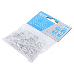 Dibluri Aluminiu 4mm x 8mm - 50 buc. | Electronic-mag.ro | Componente Electronice