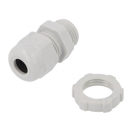 Garnitură etanşare PG9 IP68 poliamidă gri | Electronic-mag.ro | Componente Electronice