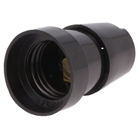 Dulie E27 Neagră Bachelită 38mm 60mm | Electronic-mag.ro | Componente Electronice