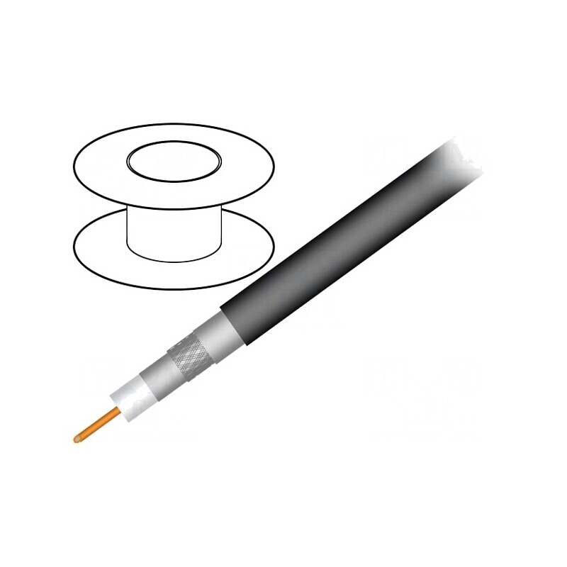 Cablu Coaxial RG11 Negru 305m 10,16mm | Electronic-mag.ro | Componente Electronice