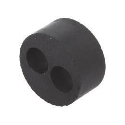 Insert Presetupă 6mm M20 IP54 Cauciuc NBR 2 Orificii | Electronic-mag.ro | Componente Electronice