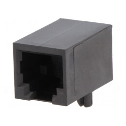 Soclu RJ12 6P6C PCB THT 90° | Electronic-mag.ro | Componente Electronice