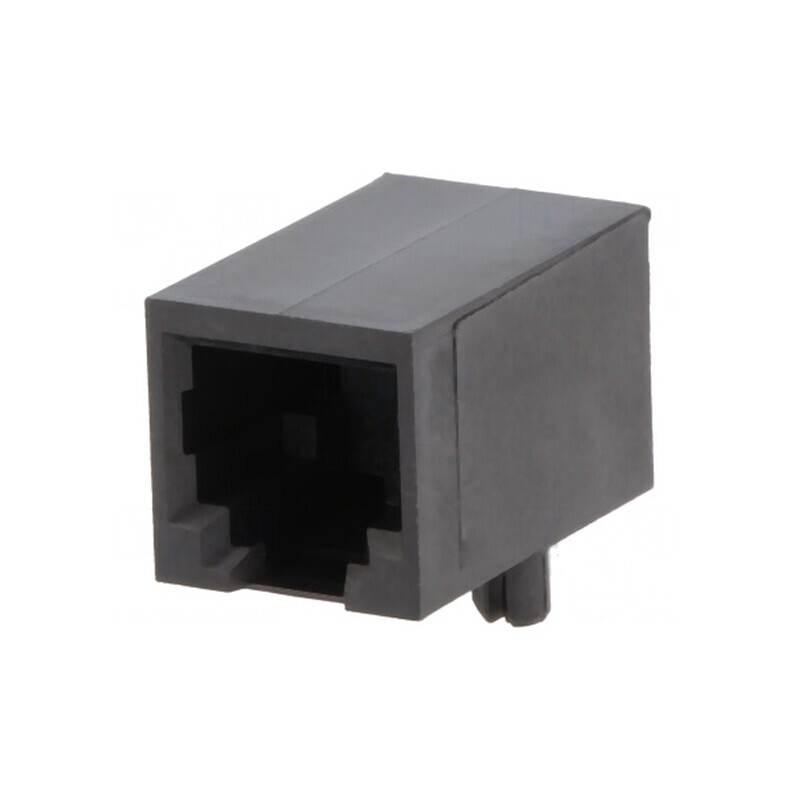 Soclu RJ12 6P6C PCB THT 90° | Electronic-mag.ro | Componente Electronice