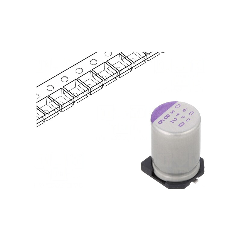 Condensator Polimeric Low ESR 820uF 6.3V SMD | Electronic-mag.ro | Componente Electronice Condensator Polimeric Low ESR 820uF 6.3V SMD | Electronic-mag.ro | Componente Electronice