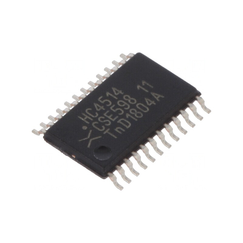 Decodor Demultiplexor Digital CMOS 4-16 Linii SMD | Electronic-mag.ro | Componente Electronice